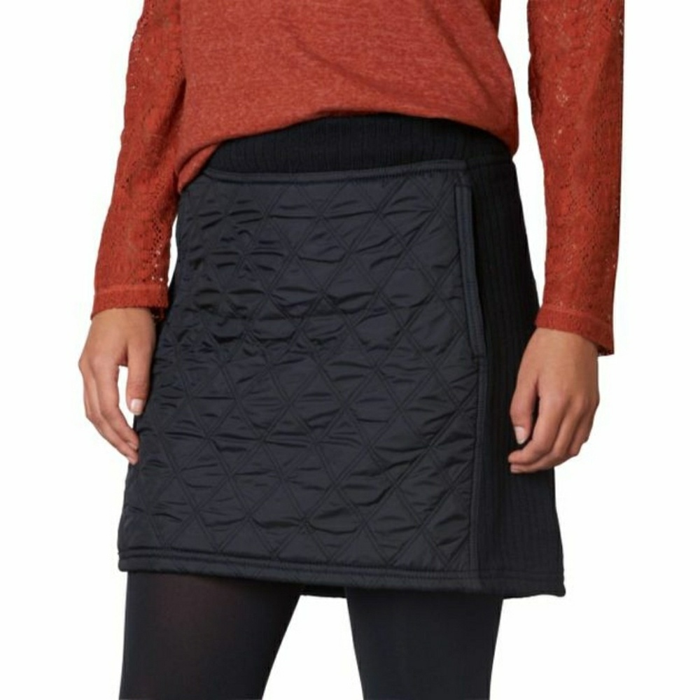 Prana quilted, fleece lined miniskirt